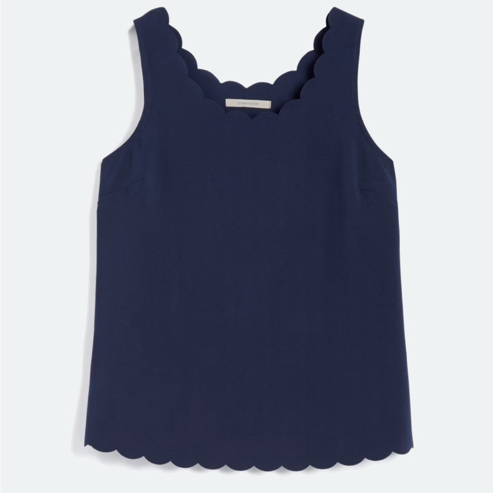 41 Hawthorn Irisa Scallop Trim Shell Blouse